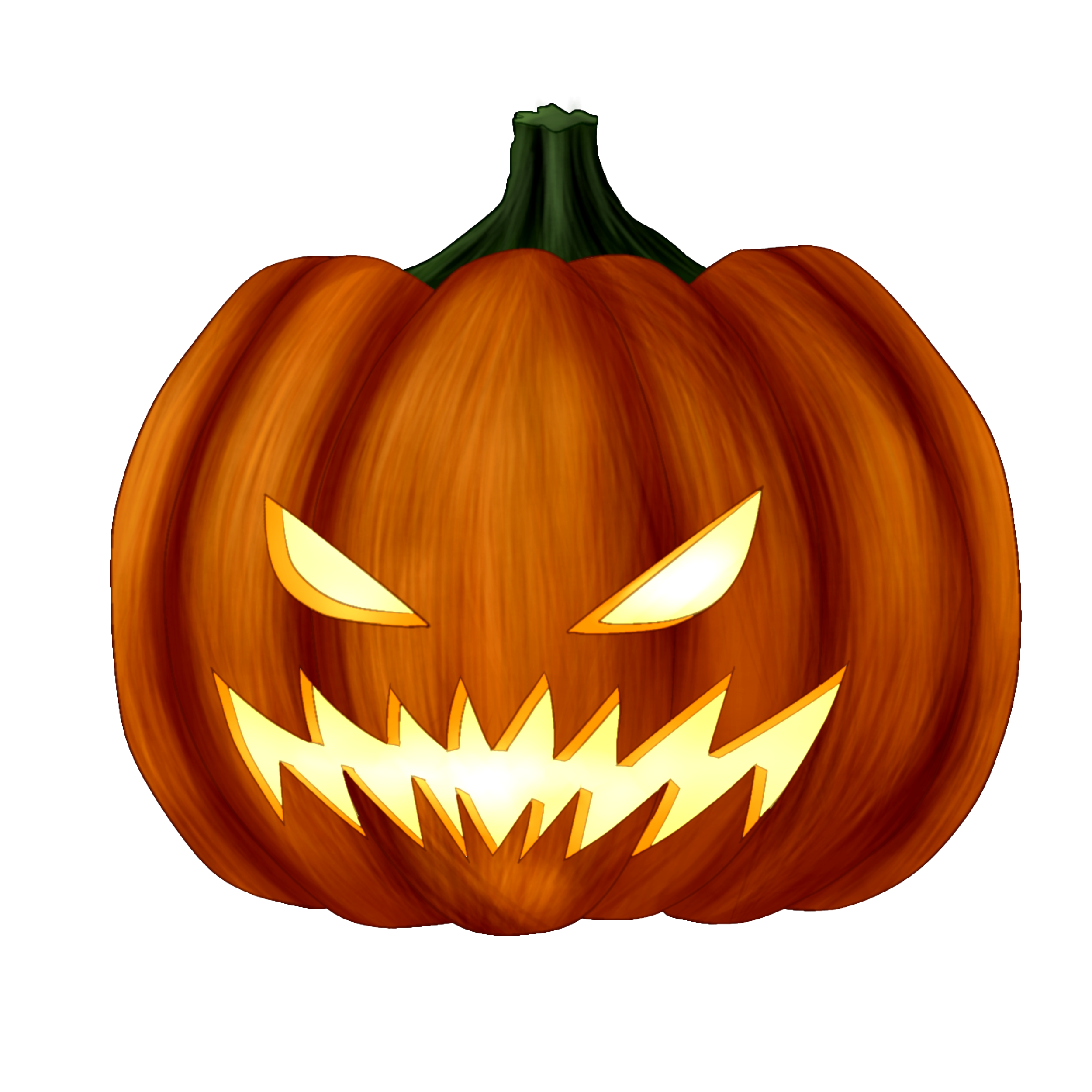 Halloween night pumpkin lantern - ibisPaint