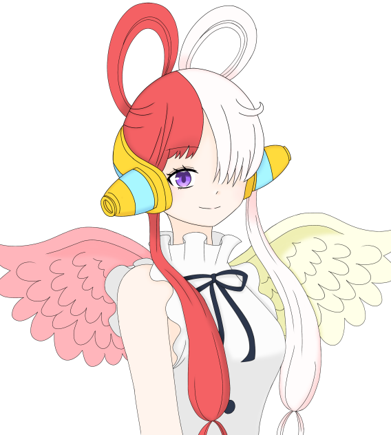 ウタの羽根姿かわいい〜♡
