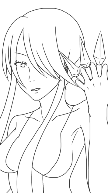かすが 線画