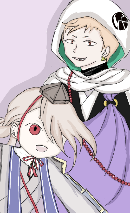 今剣と岩融 Ibispaint