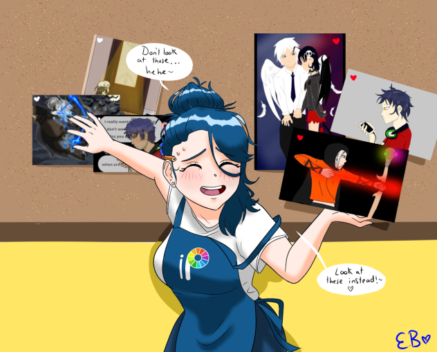 Ibis paint be like..