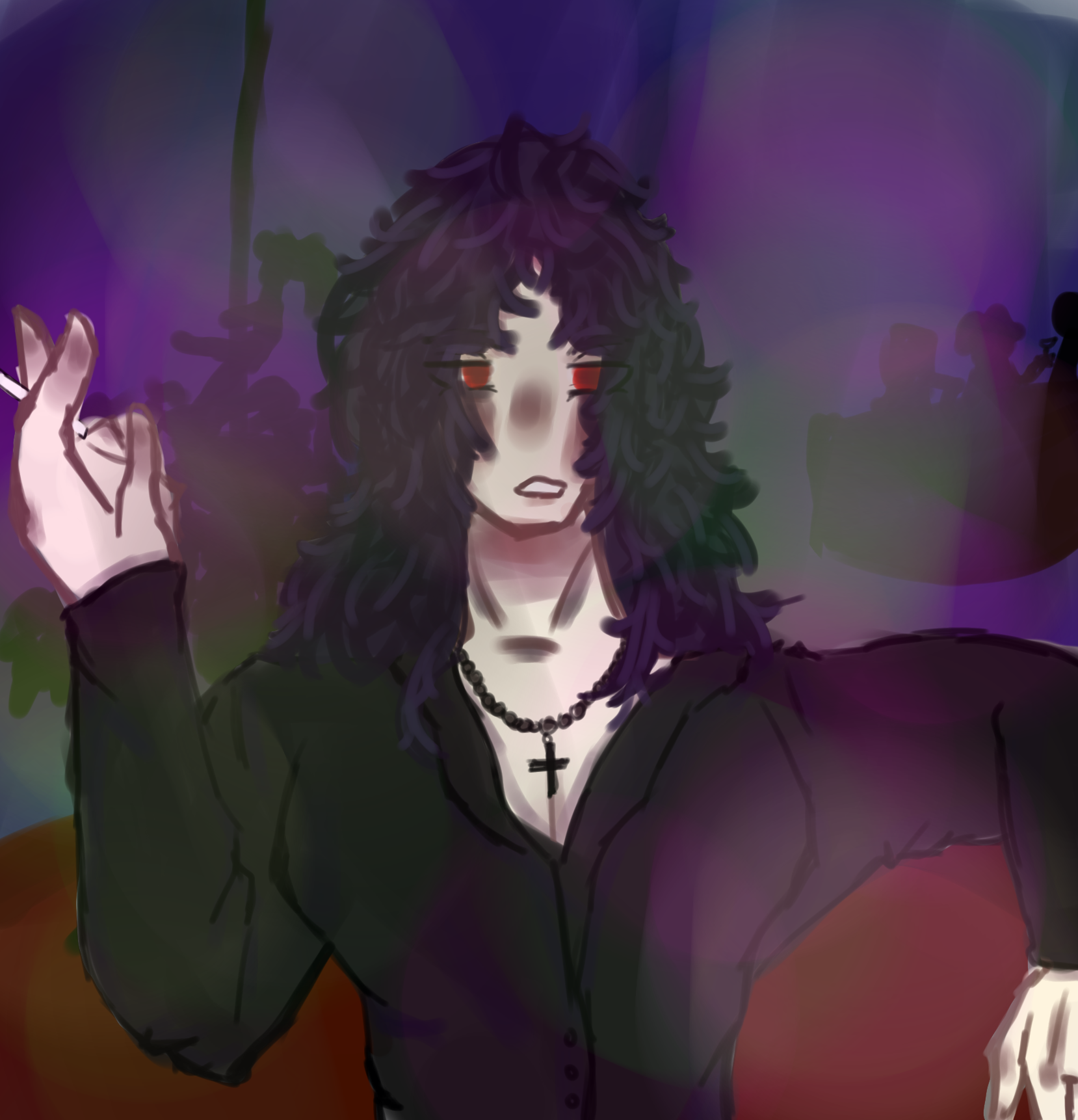 Aiden at the club - ibisPaint