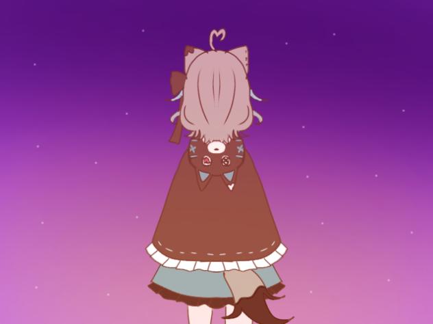 風に揺られるこのちゃん - ibisPaint