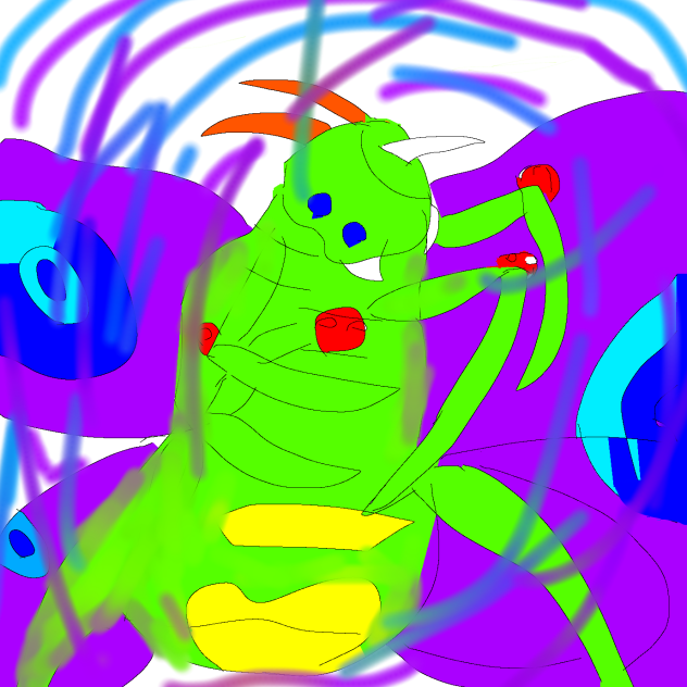 究極完全体グレートモス描いてみた