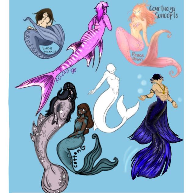 Mermaid Oc Collab XD