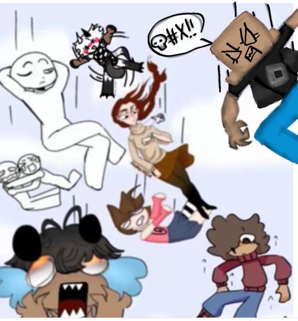 Falling collab - ibisPaint