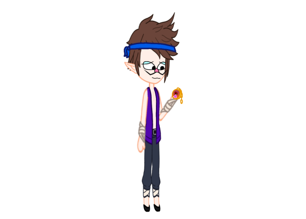 Waluigi in a pirate costume