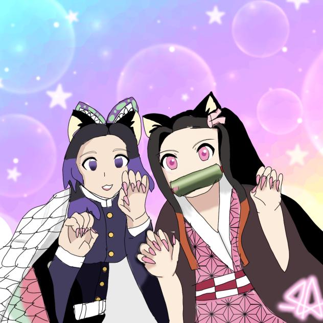 Shinobu and nezuko