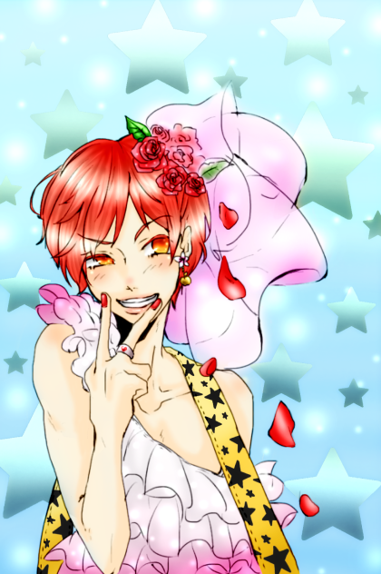 【線画】お姫様願望【拝借】