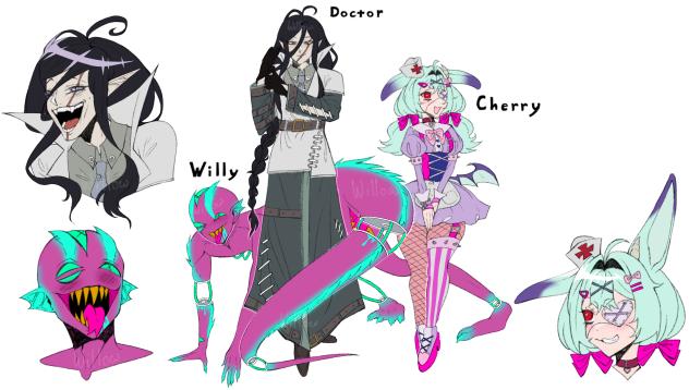 Doctor, Cherry, and William!
