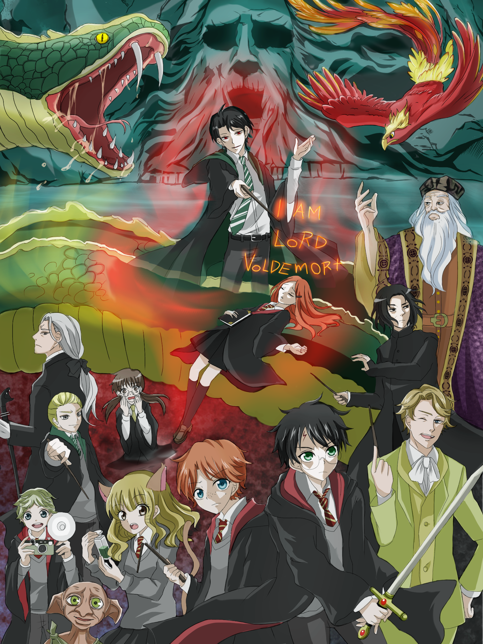 ハリーポッターと秘密の部屋 ibisPaint