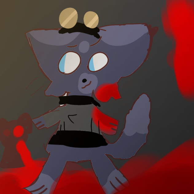 fan art pa akibel (dewv caniball au)