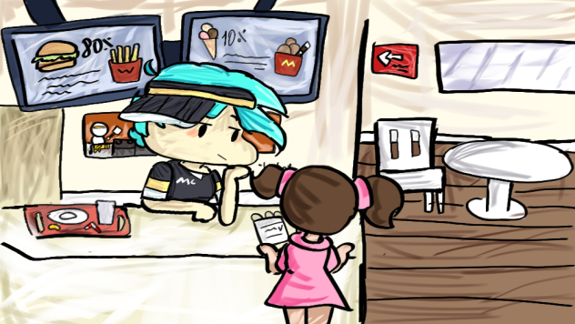 Bf works now in mc donalds