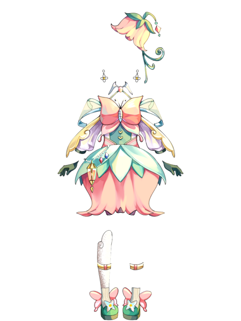 lily fairy dress