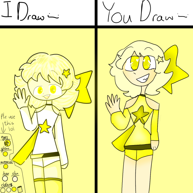 I draw you draw 🌟⭐