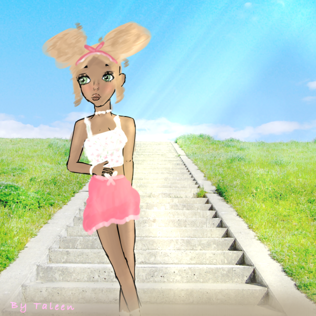 Summer day (in jelly art style)