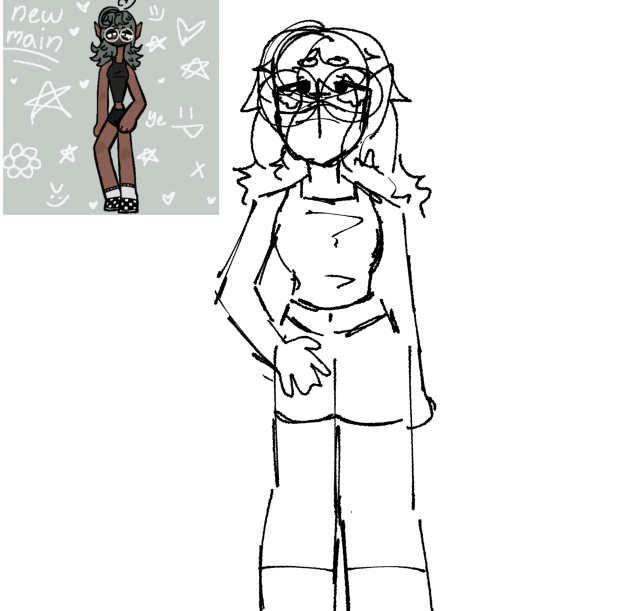 Sketch of my friends oc