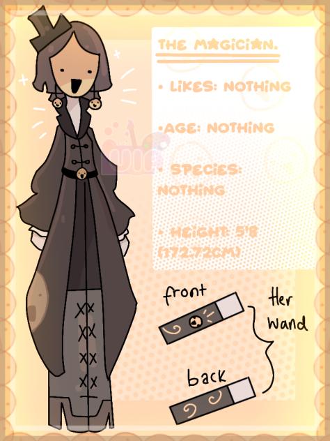 The Magician reference sheet