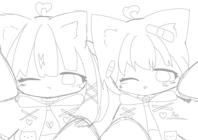 ラフってやつかな？