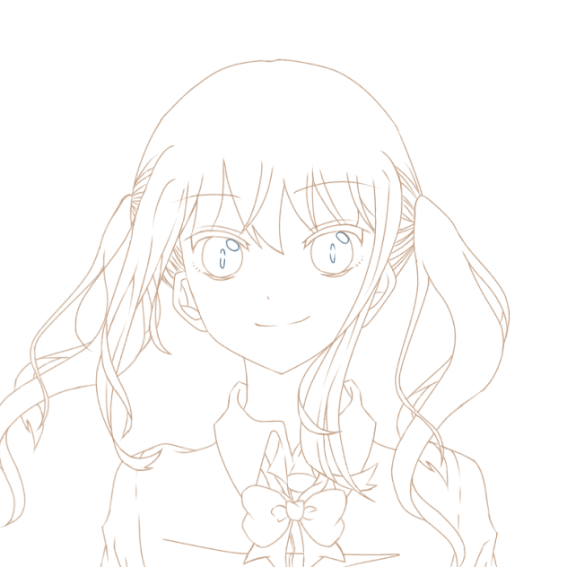 線画2！塗ってね