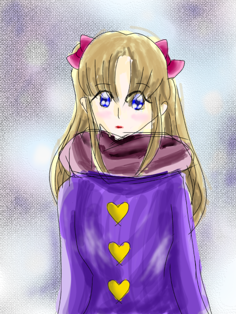 冬の女の子