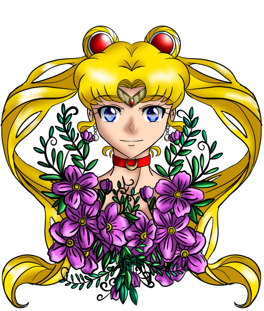 Usagi in flowers