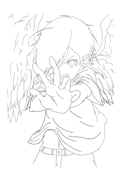線画 ルシフェル