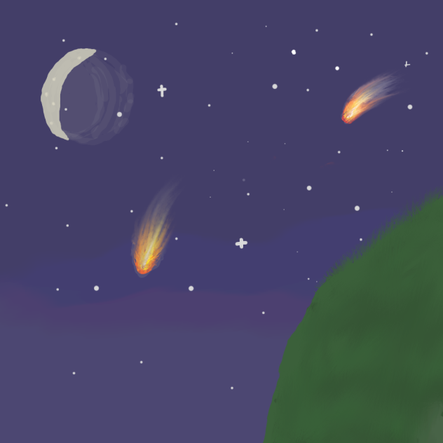 a night sky - ibisPaint