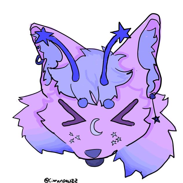 Therian mask idea - Star puppy