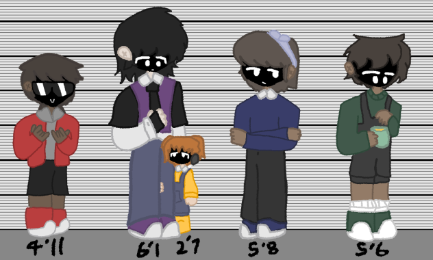 Height guide for my ocs - ibisPaint