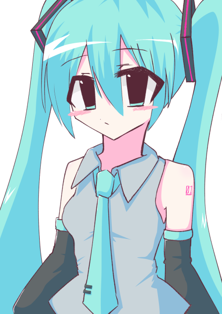 HatsuneMiku描いたよ〜〜