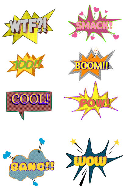 Retro pop style dialogue