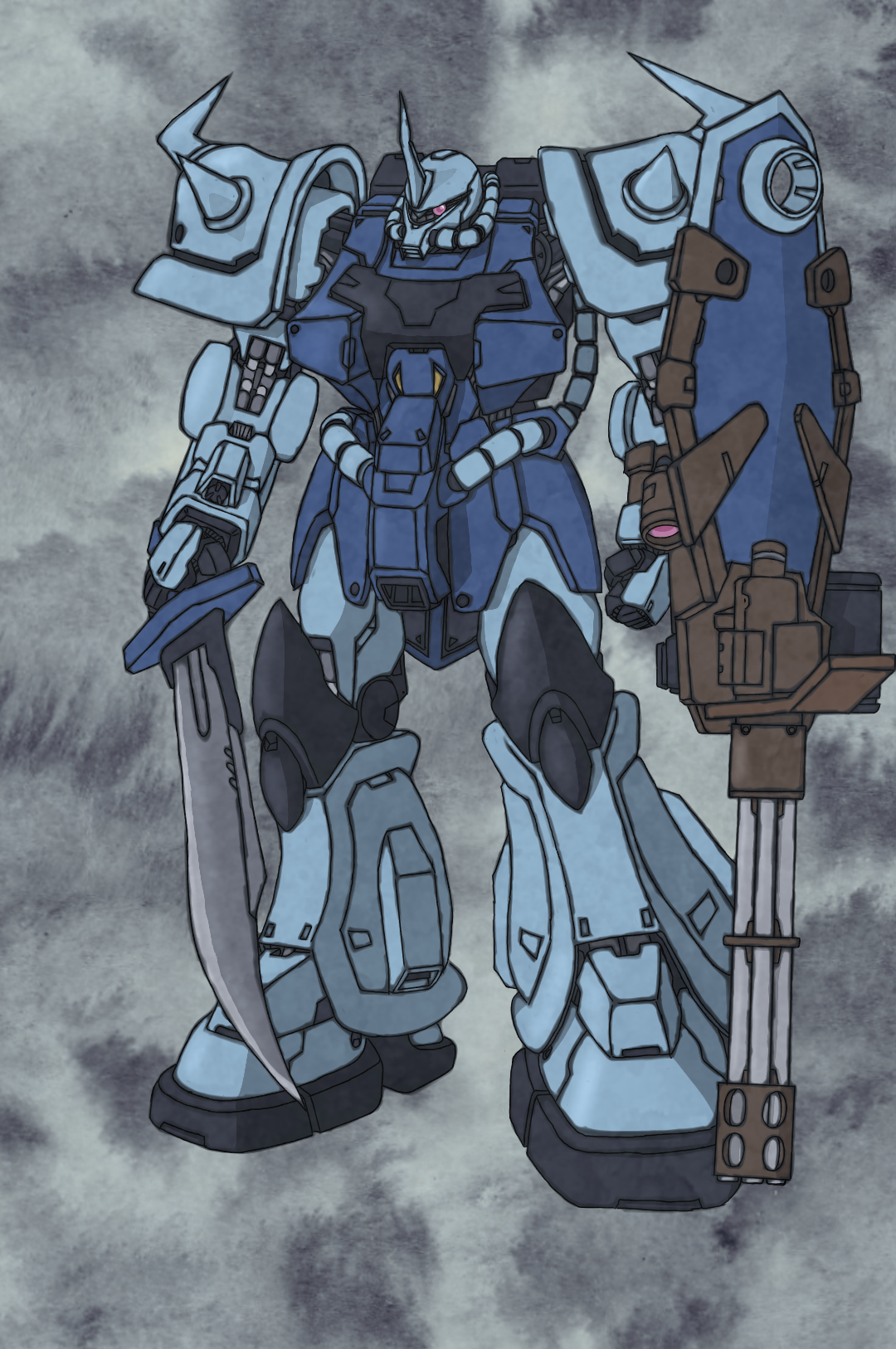 グフ カスタム Ibispaint