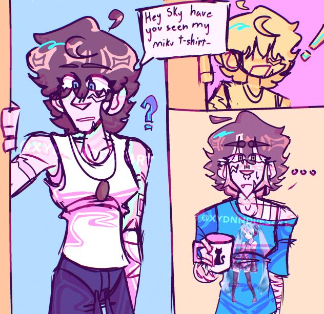 “Have you seen my Miku t-shirt”