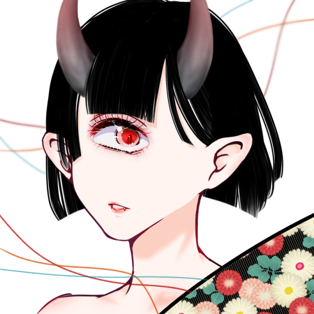 #女の子#ひとつめ#単眼#和風