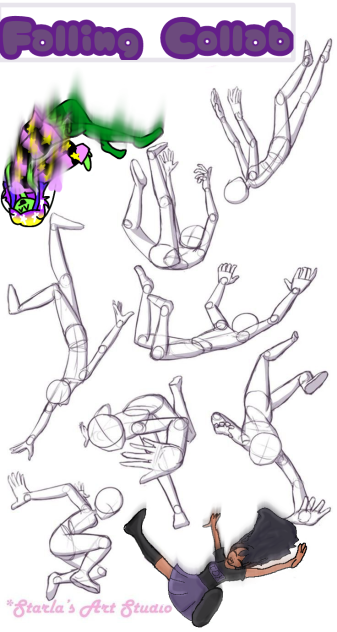 falling collab - ibisPaint