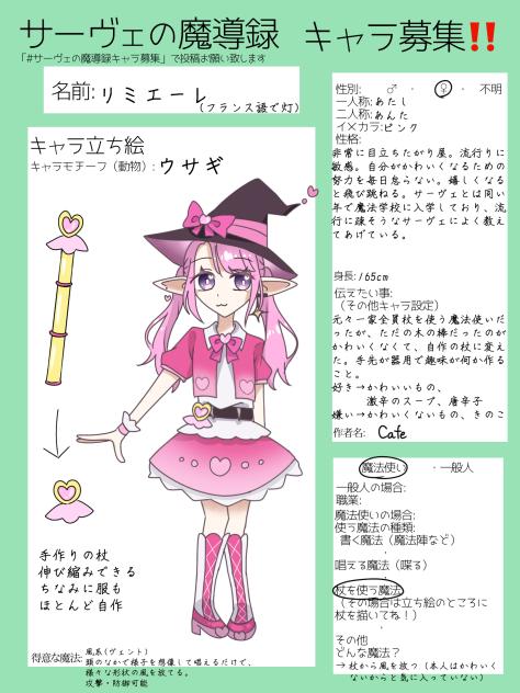 #サーヴェの魔導録キャラ募集