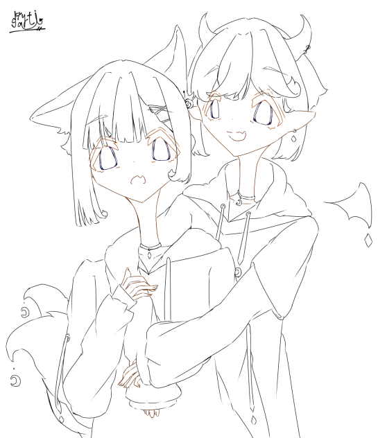 がるかい(線画)