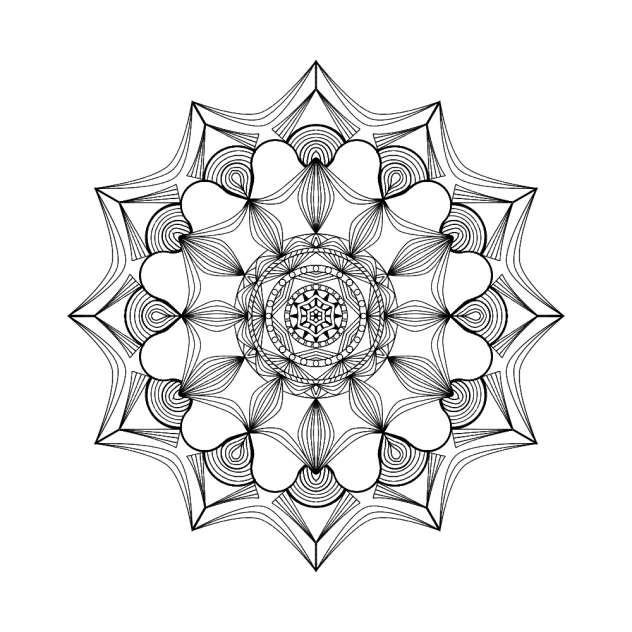 Mandala Flower 6 - ibisPaint