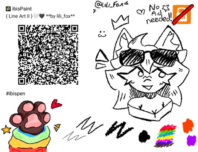 Line art brush !!!