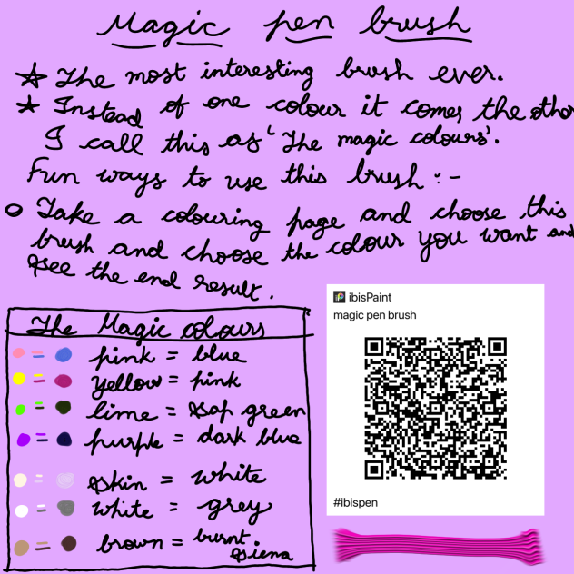 Magic pen brush