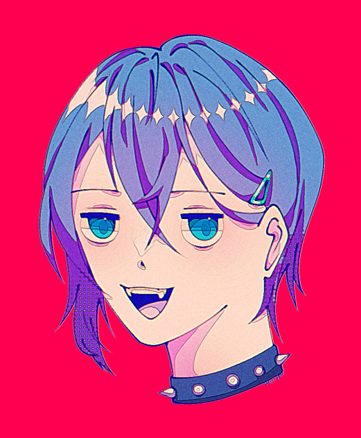 blue