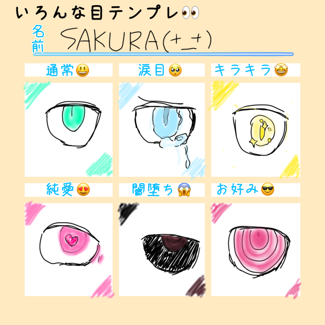 目テンプレ