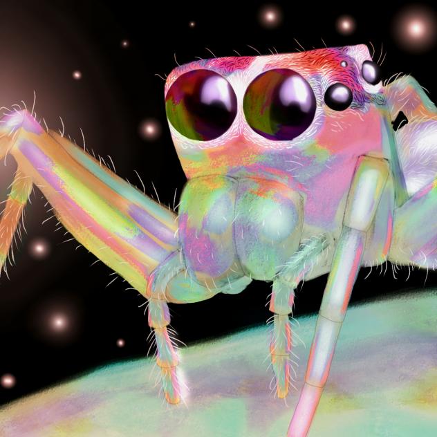 planet hopping spider