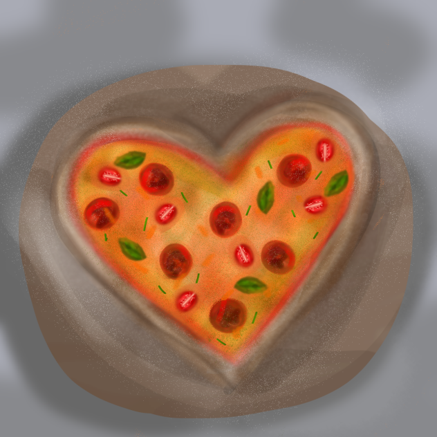 heart pizza🍕❤️