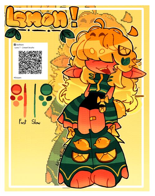 💛-Lemon - Luna - Brushes Used🧡