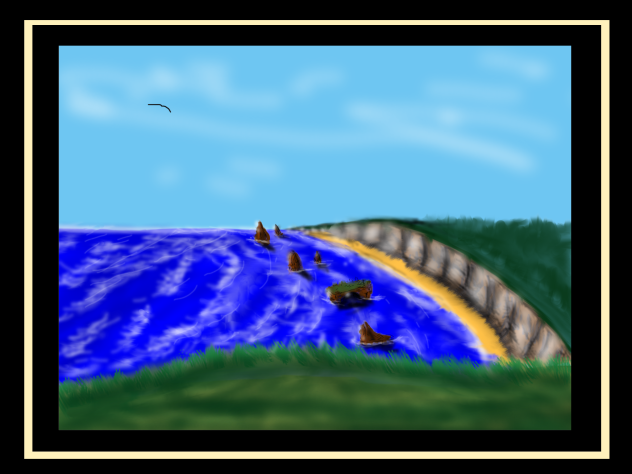 ocean road - ibisPaint