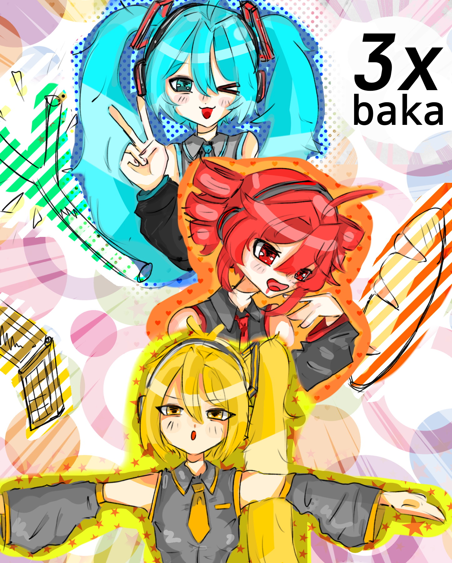 triple baka - ibisPaint