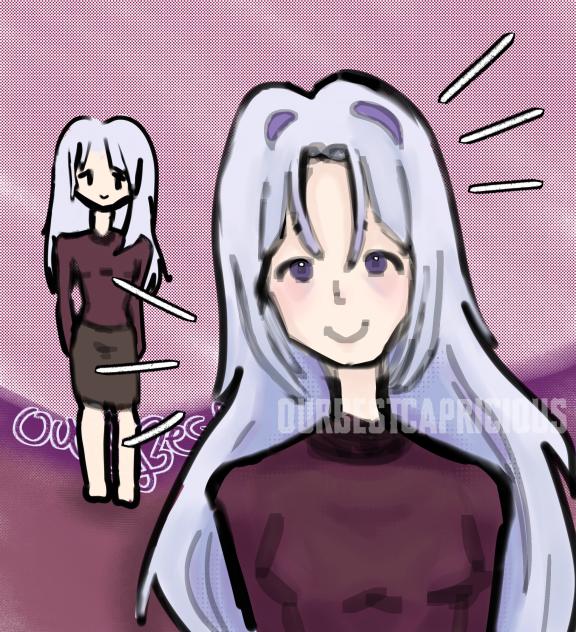 cute girl idk - ibisPaint