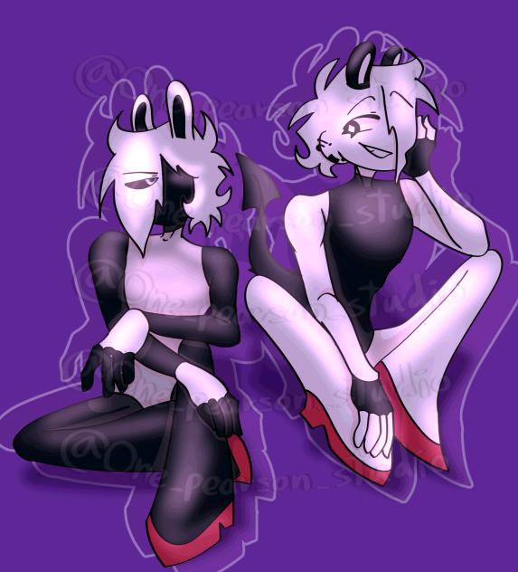 45h & Ash in bunny suits 😗